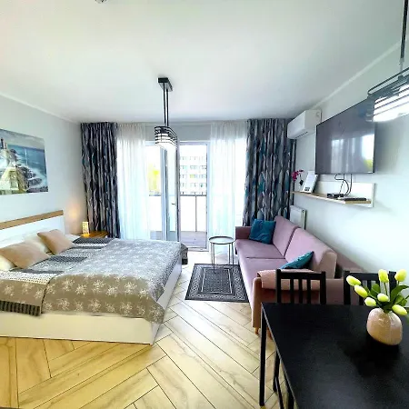 Appartement Superior Baltic With Terrace - Free Pool, Saunas, Jacuzzi, Fitness, Salzgrotte Kołobrzeg